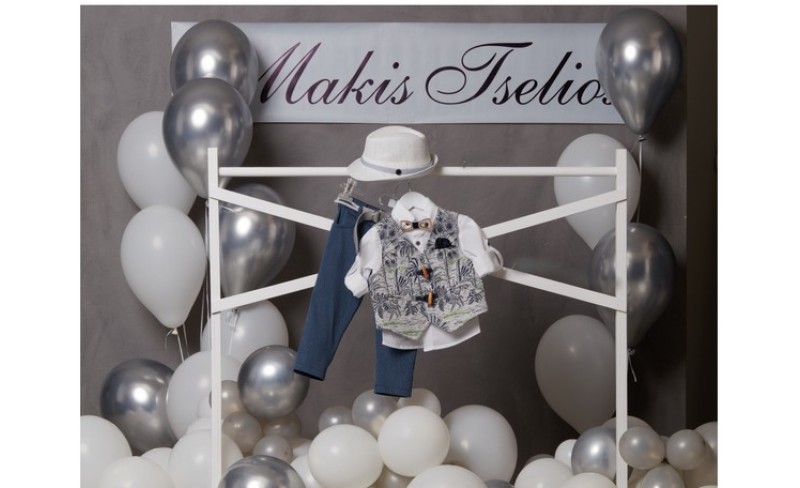 Ρουχαλάκι βάπτισης για αγόρι Makis Tselios